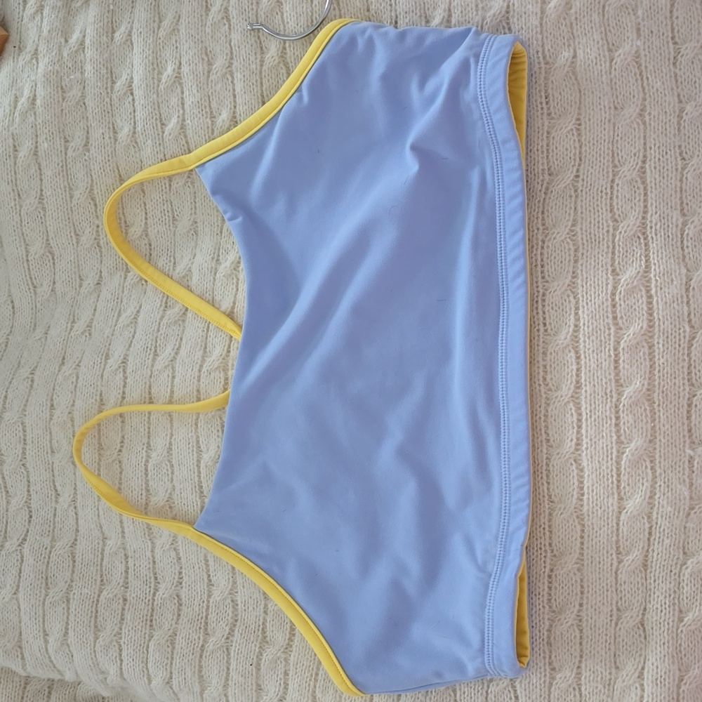 Buffbunny Blue and Yellow Bralette